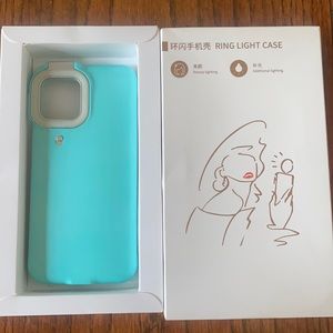 iPhone 11 Light Blue Ring Light Case